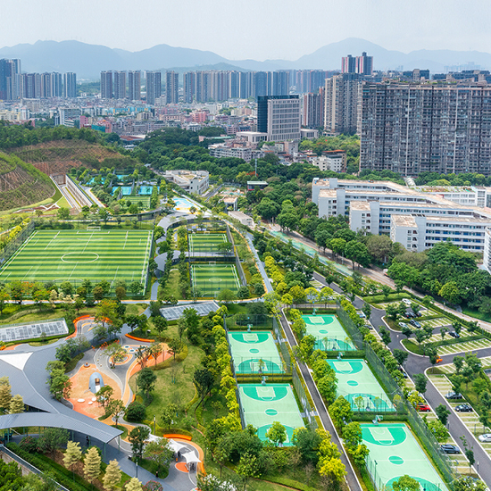 地鐵16號線龍城公園停車場上蓋及周邊區(qū)域景觀恢復工程園建及綠化工程